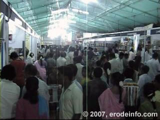 Crowd of People in Book Stalls